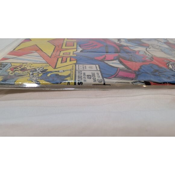 X-Factor #49 1989 Archangel vs Iceman Judgment War Part 6 Uncanny X-Men - Picture 3 of 3